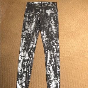 Lulu lemon foil metallic legging